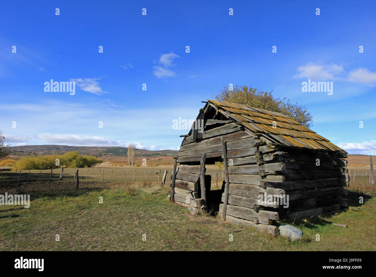 Butch Cassidy and Sundance Kid House, Cholila, Argentina Stock Photo