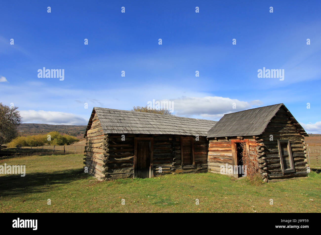 Butch Cassidy and Sundance Kid House, Cholila, Argentina Stock Photo
