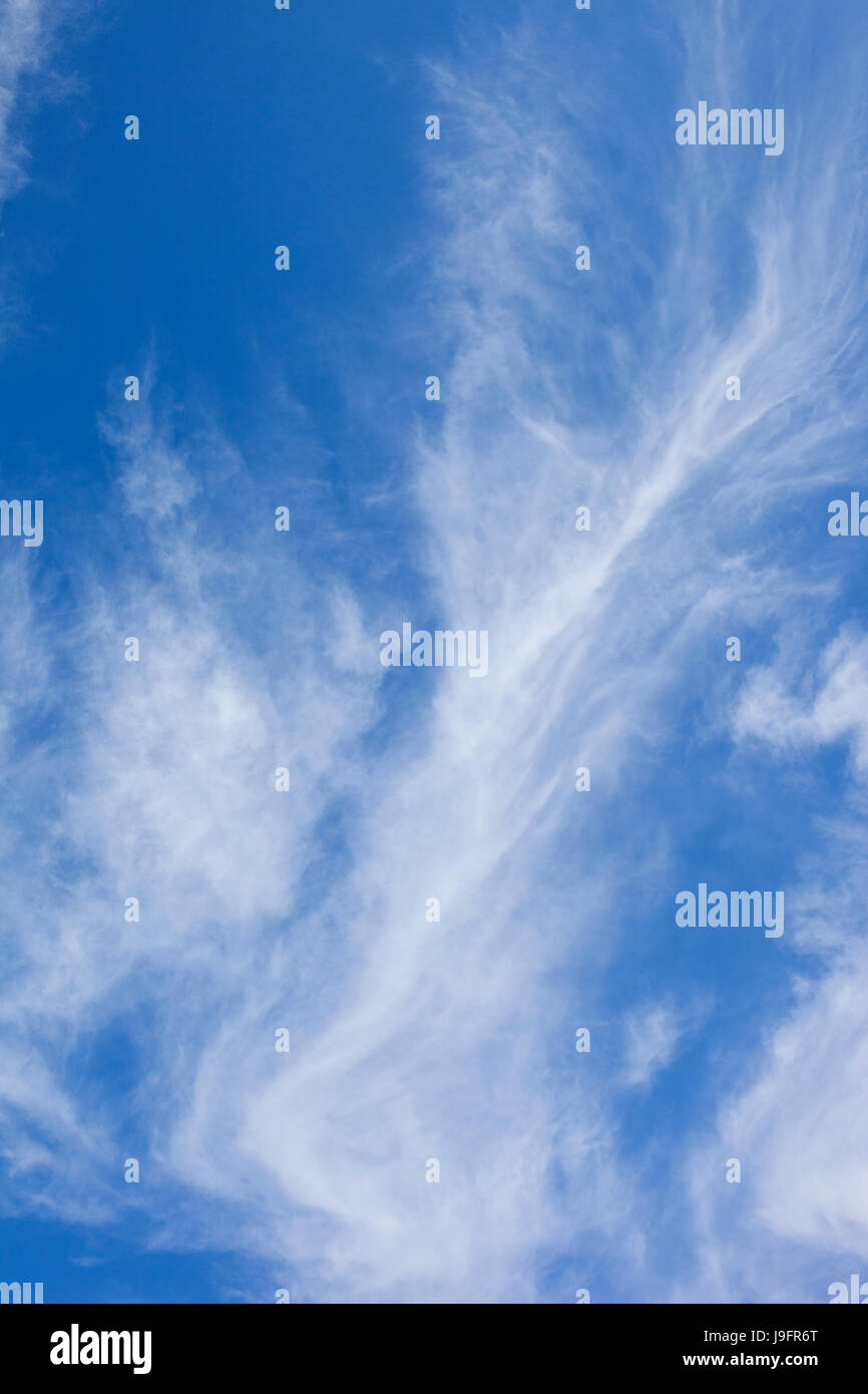 a blue sky background image with white cloud in summer Stock Photo - Alamy
