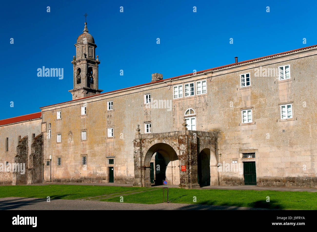 Royal Monastery of Santa Clara, Allariz, Orense province, Region of Galicia, Spain, Europe Stock Photo