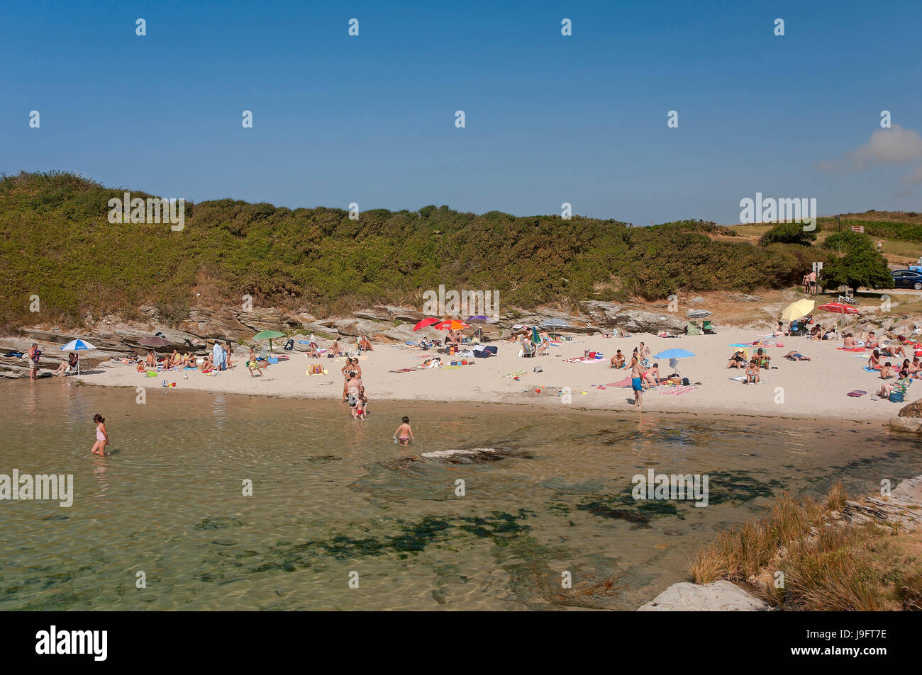 Esteiro beach, Ribadeo, Lugo province, Region of Galicia, Spain, Europe Stock Photo