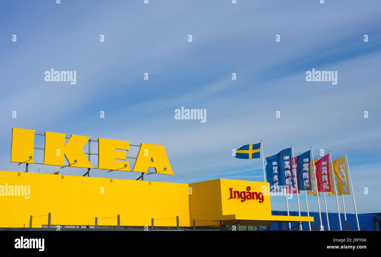 MARIEBERG, SWEDEN - MAY 22, 2017 [ IKEA furniture store at Mariebergs, Örebro, Sweden] Stock Photo