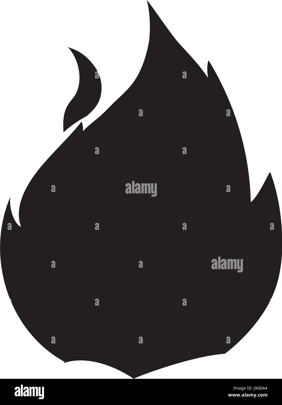 Fire burn flamme Stock Vector Image & Art - Alamy