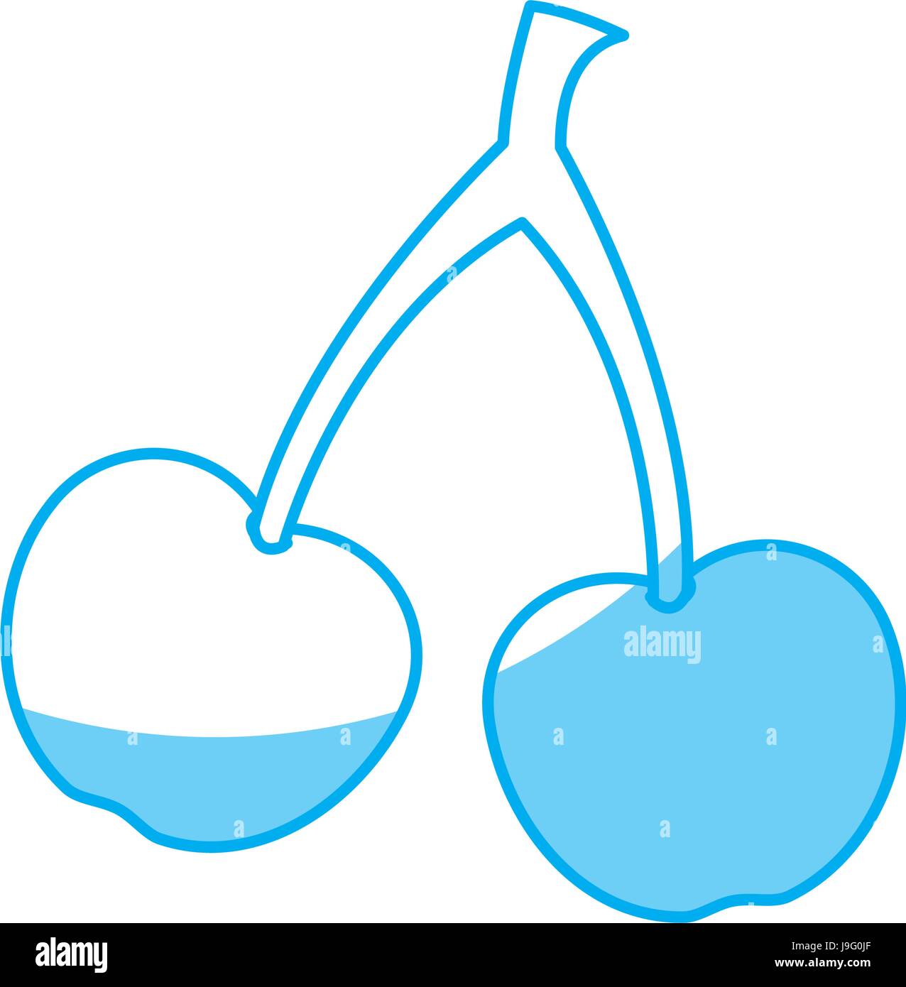 cherry fruit icon Stock Vector Image & Art - Alamy