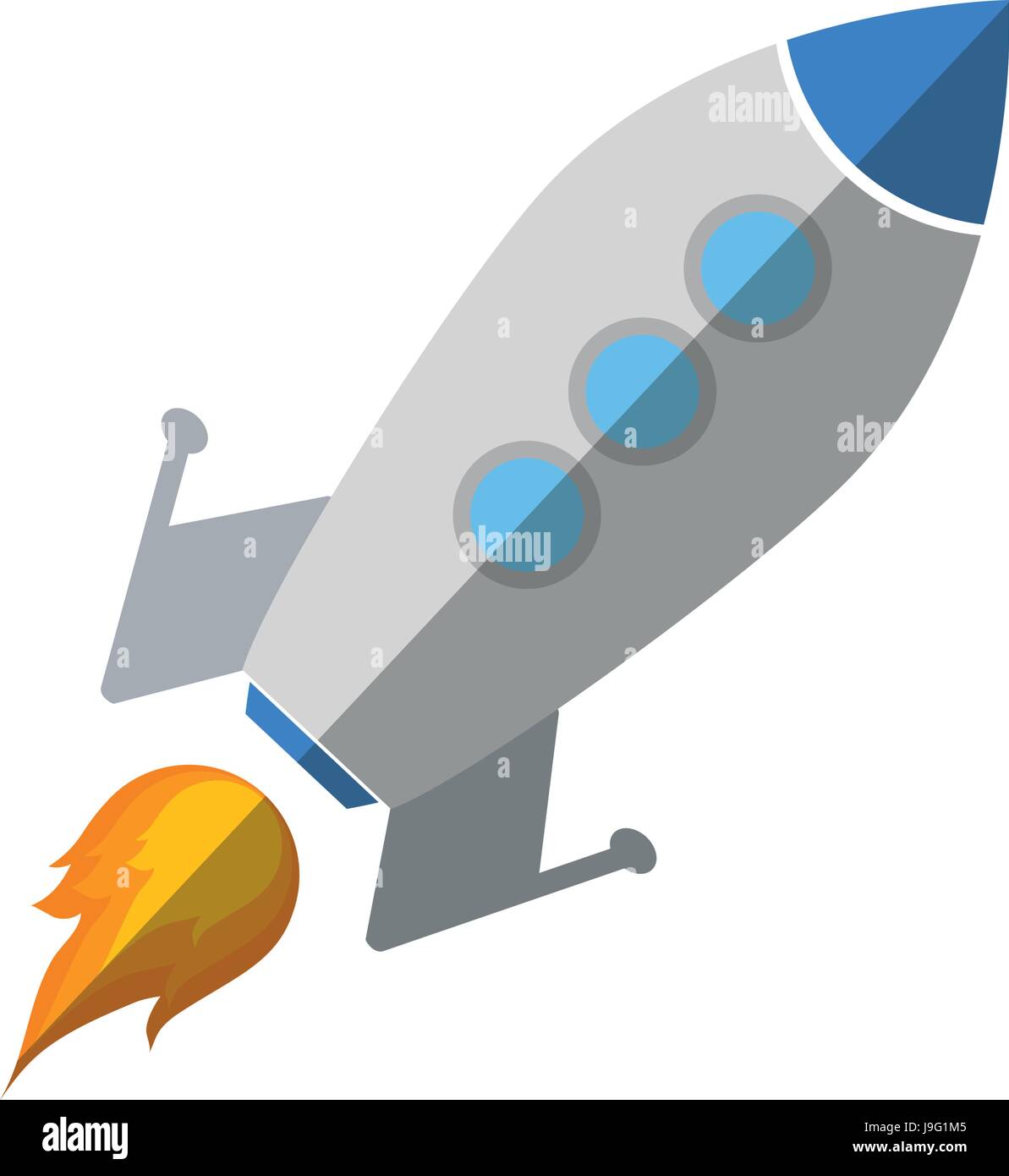 Space rocket icon Stock Vector Image & Art - Alamy