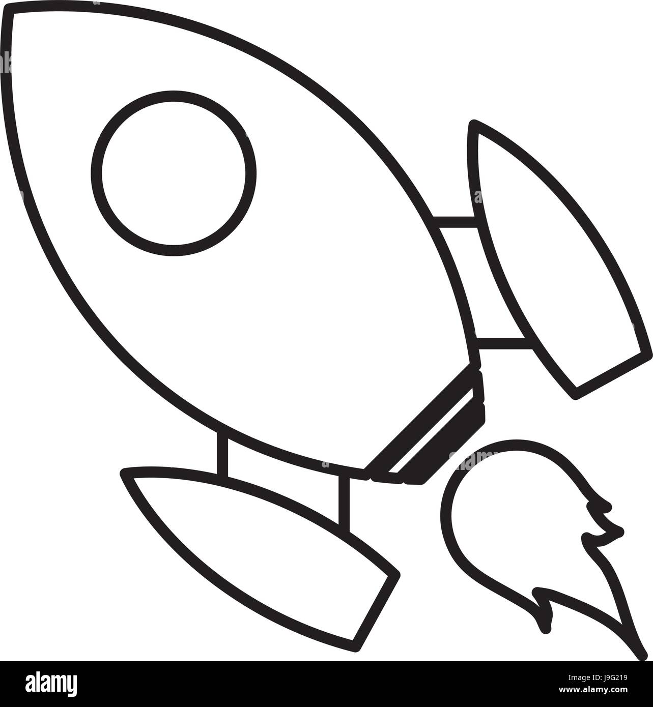 Space rocket icon Stock Vector Image & Art - Alamy