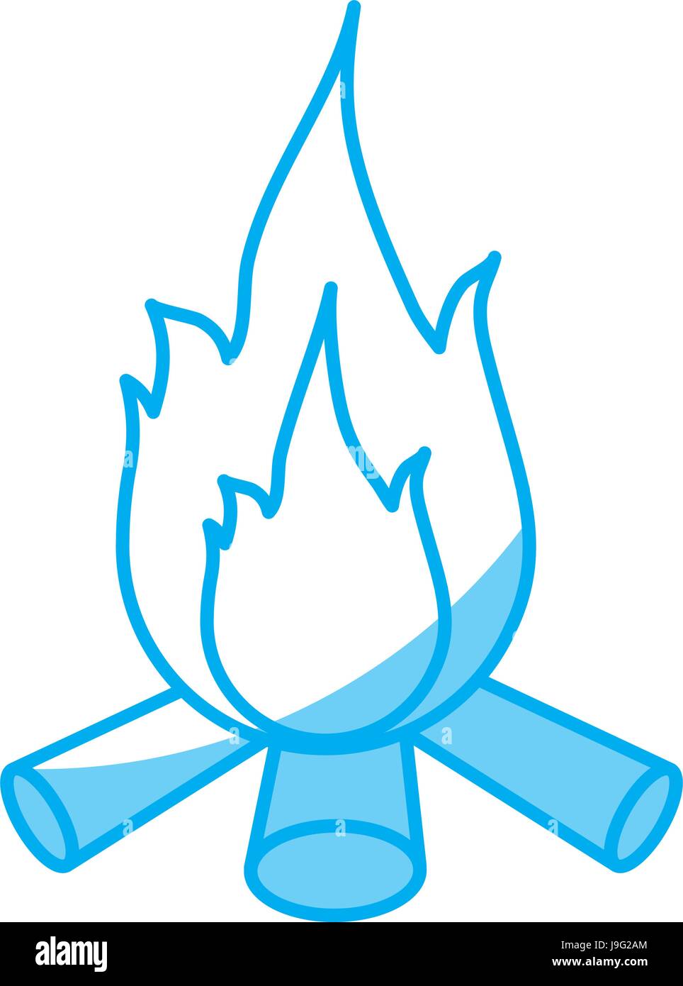 bonfire icon image Stock Vector Image & Art - Alamy