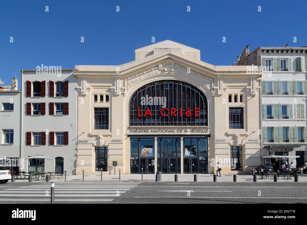 La Criée Theatre or Theater on the Quay or Quayside of the Vieux Port or  Old Port Marseille or Marseilles France Stock Photo - Alamy