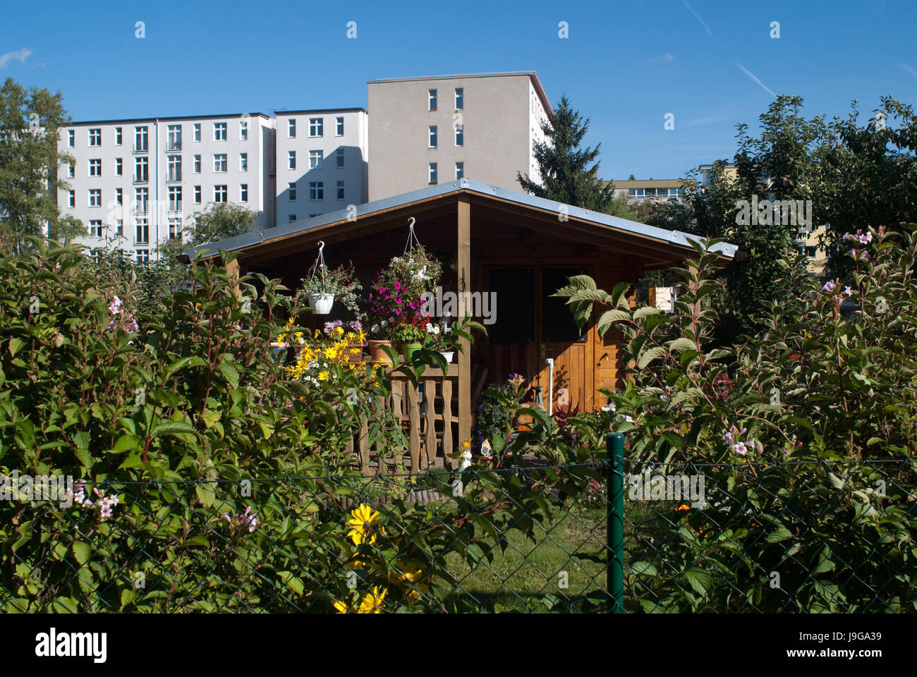 Allotment Garden In Berlin Often Called Schrebergarten German