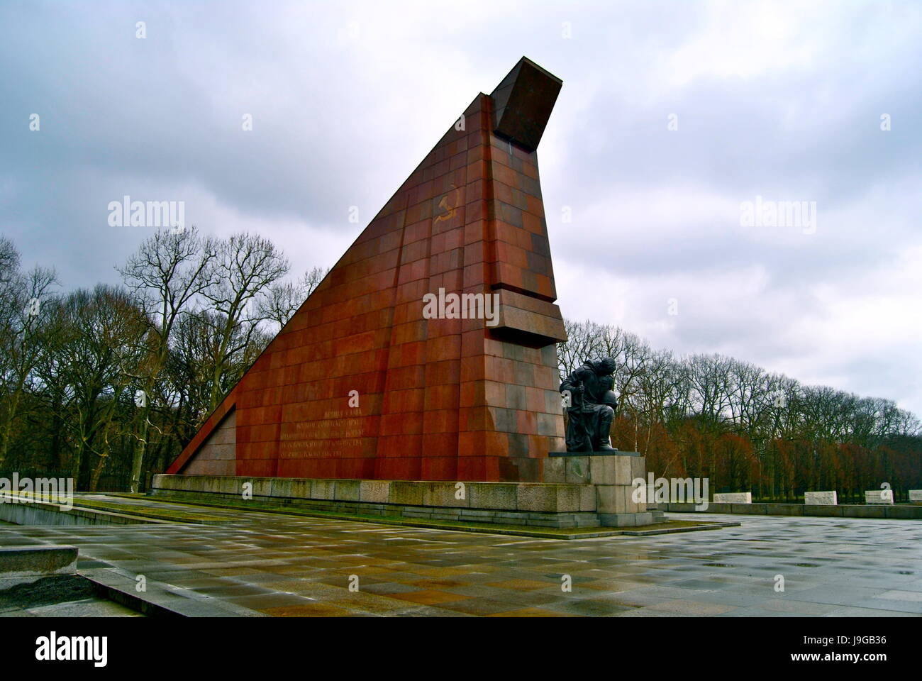 Soviet War Memorial, Treptower park, Berlin, Germany Stock Photo