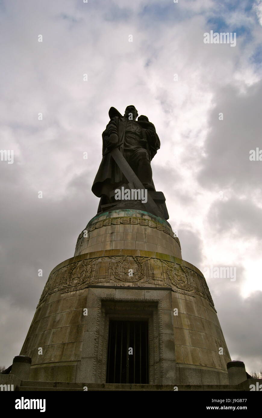 Soviet War Memorial, Treptower park, Berlin, Germany Stock Photo