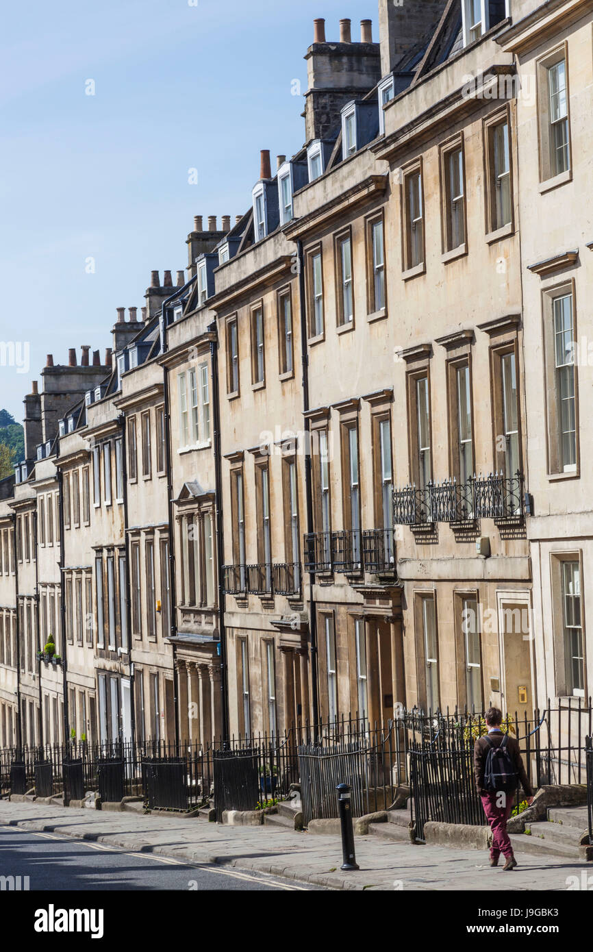 England, Somerset, Bath, Gay Street Stock Photo Alamy