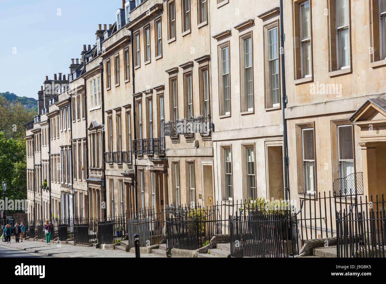 England, Somerset, Bath, Gay Street Stock Photo Alamy