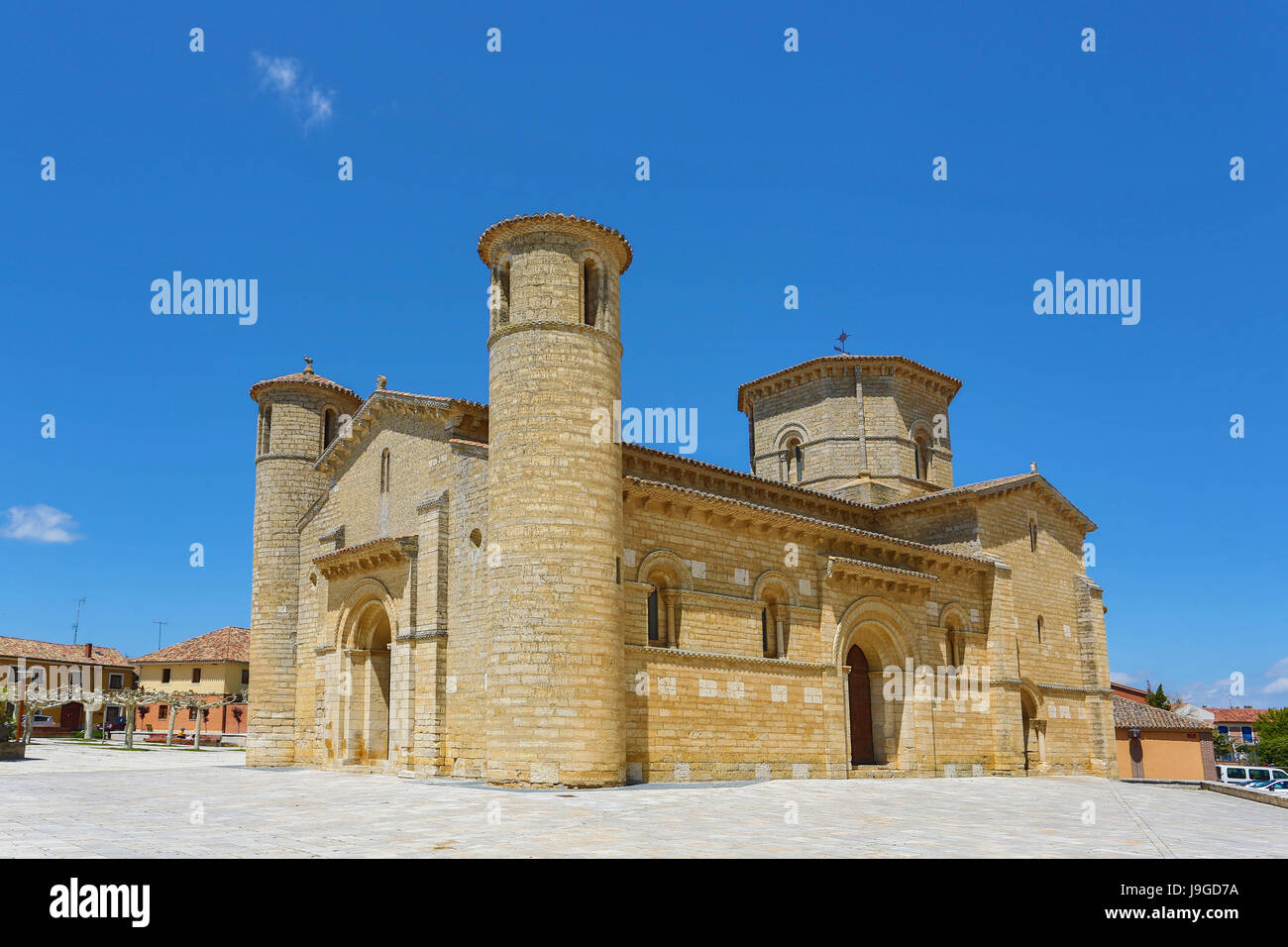 Spain, Castilla Leon Community, Palencia Province, Santiago Trail, Fromista City, San Martin Church, Stock Photo