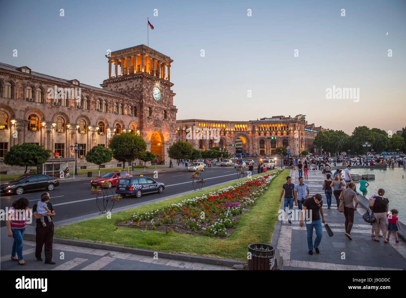 Armenia, Yerevan City, Republic Square Stock Photo Alamy