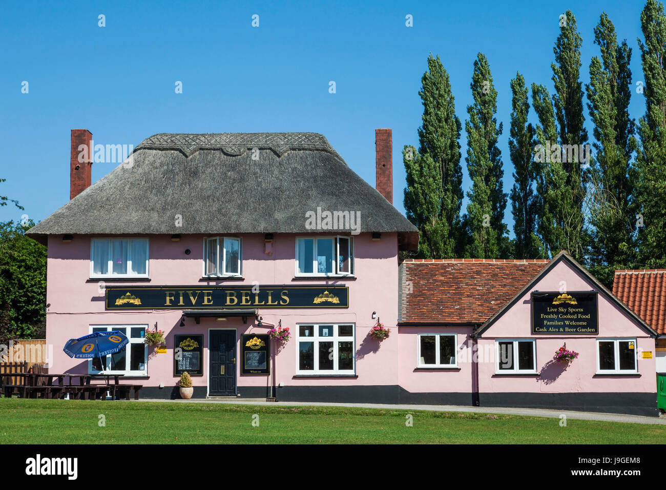 England, East Anglia, Suffolk, Cavendish, Country Pub Stock Photo Alamy