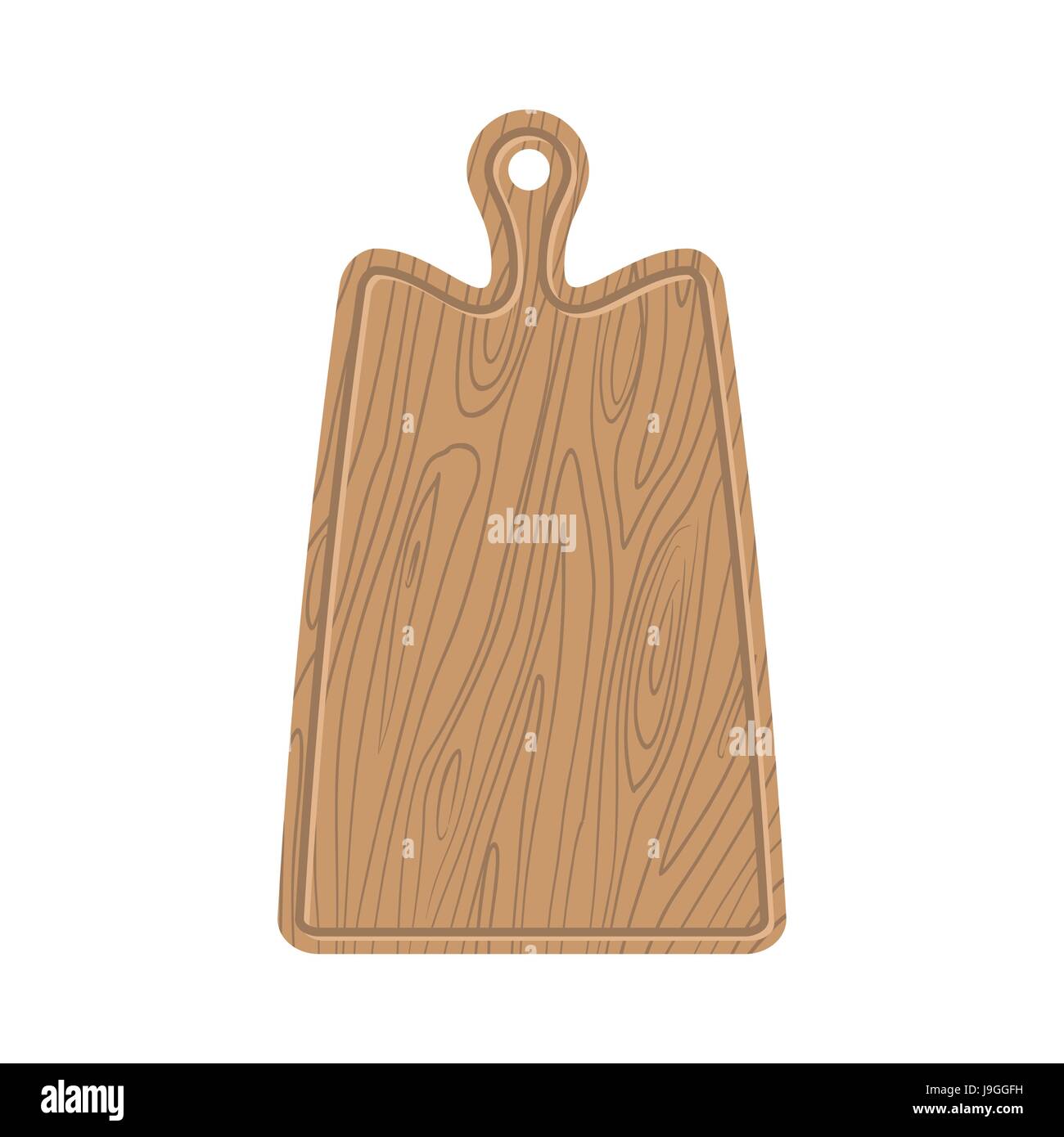 Cutting board. Wooden kitchen plank. Kitchen utensils for cut food ...