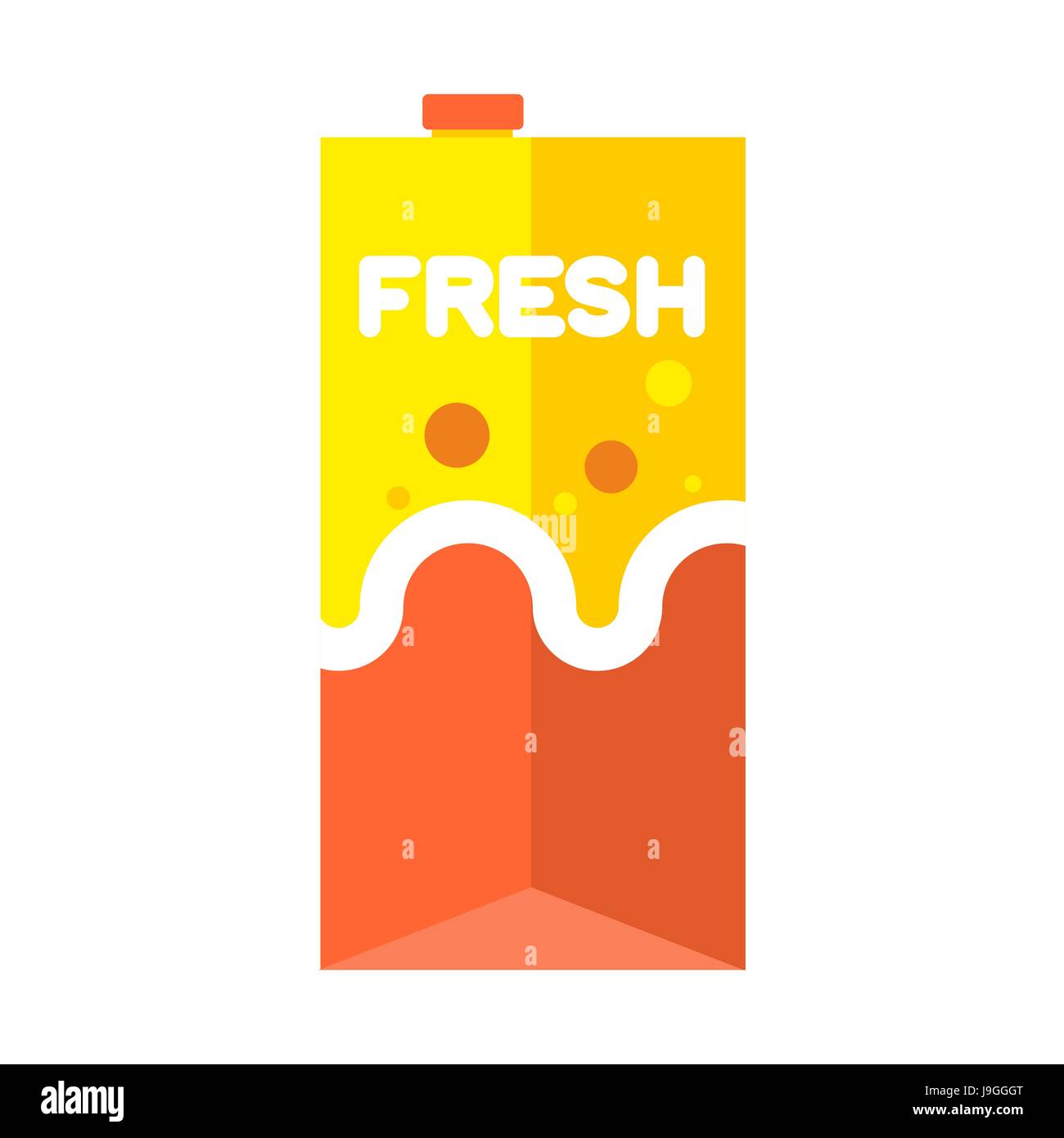 Orange juice carton Stock Vector Images Alamy