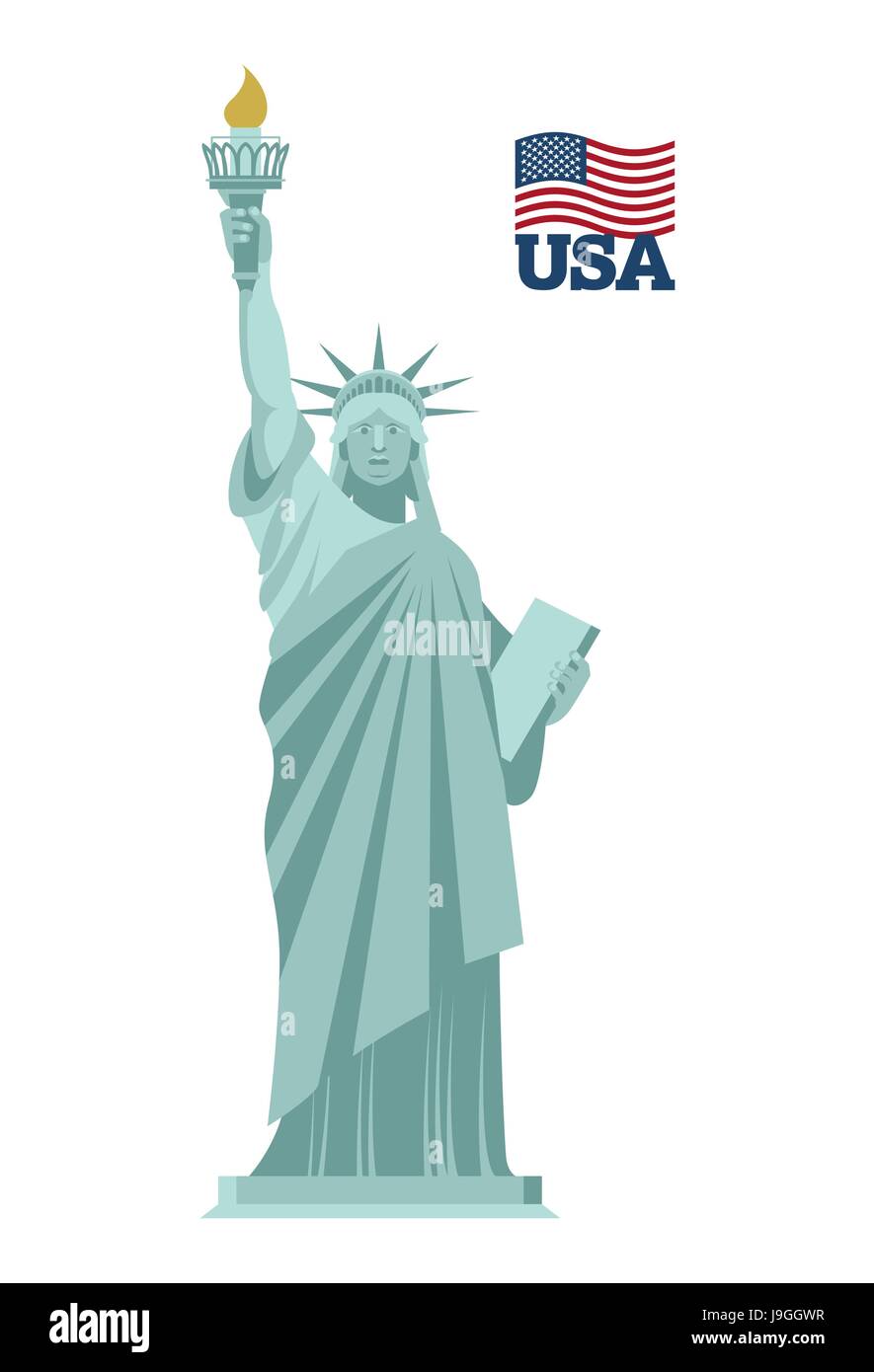Национальный символ США статуя