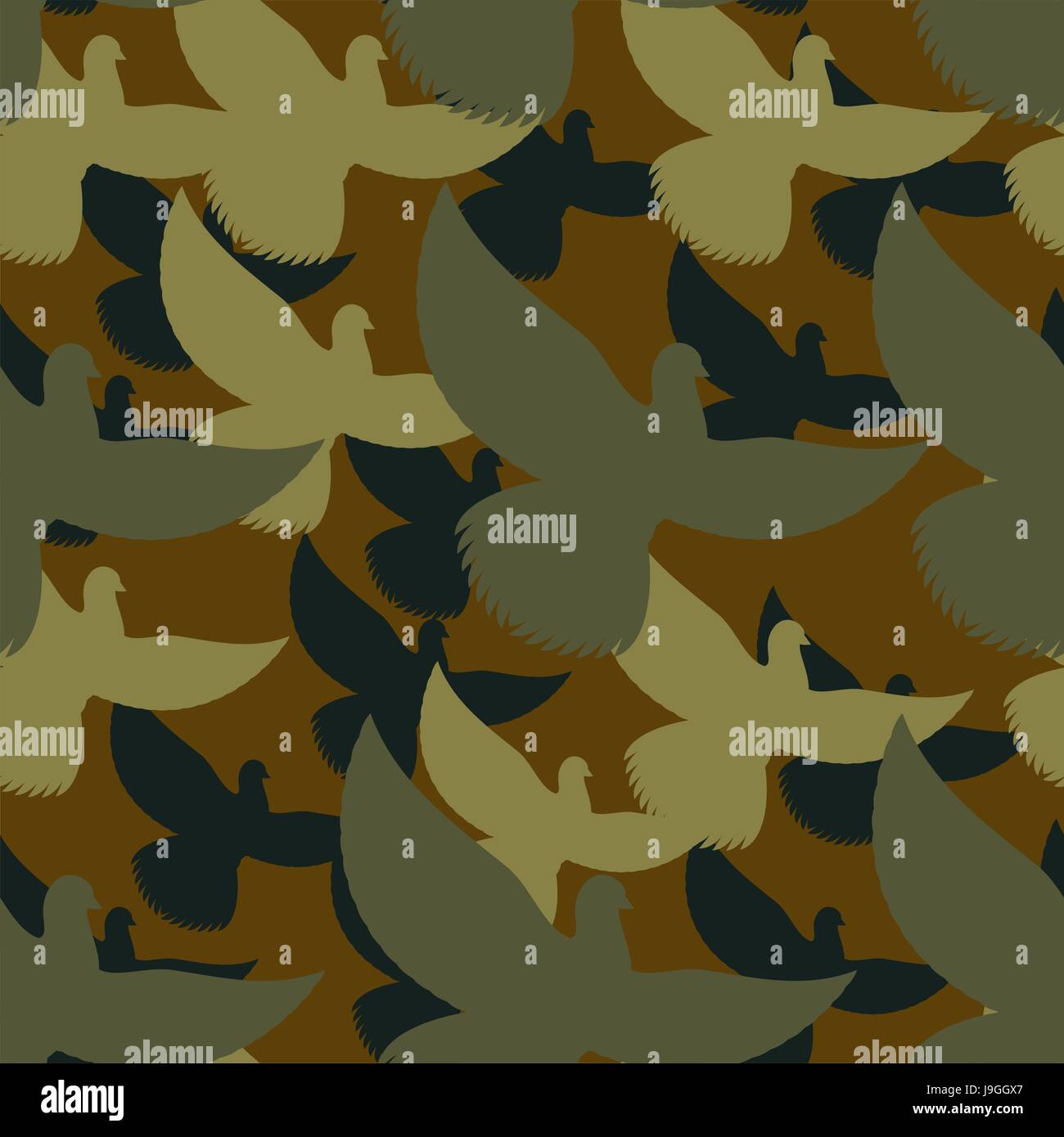 Pigeon Fight Patterns Pigeon camouflage Stock Vector Images - Alamy