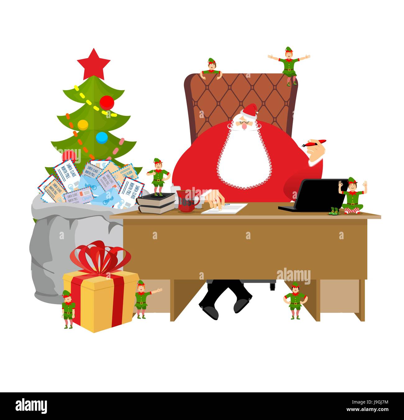 santa claus job letters from children big sack of mail envelopes santa envelopes