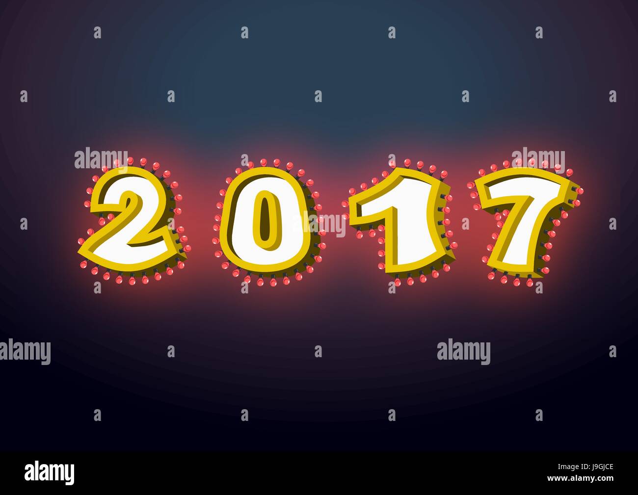 2017 numbers Stock Vector Images - Alamy