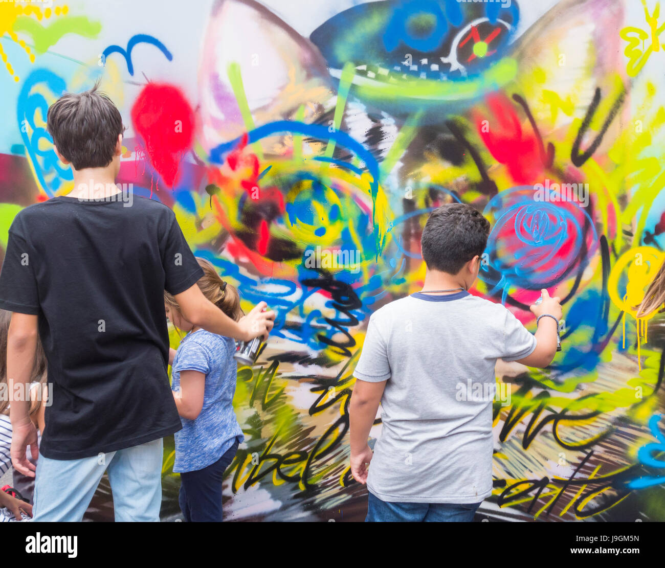 Children graffiti hires stock photography and images Alamy