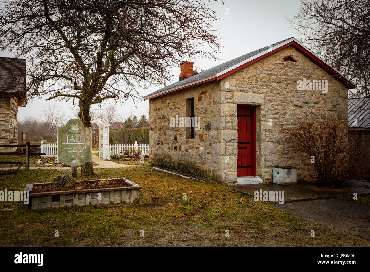 Creemore Jail, Ontario, Canada Stock Photo Alamy