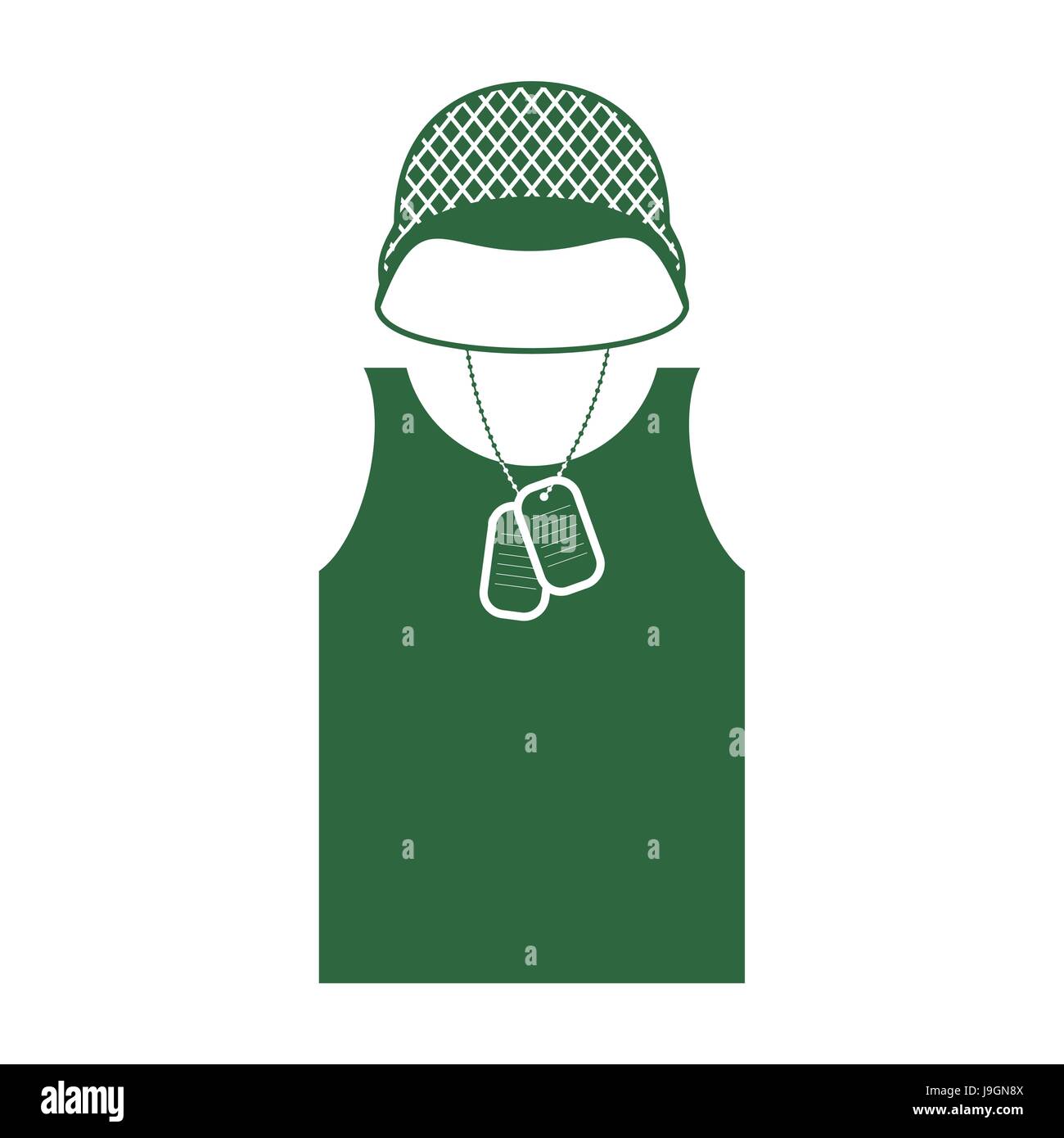 Soldiers helmet and shirt. Military clothing. Army uniform Stock Vector ...