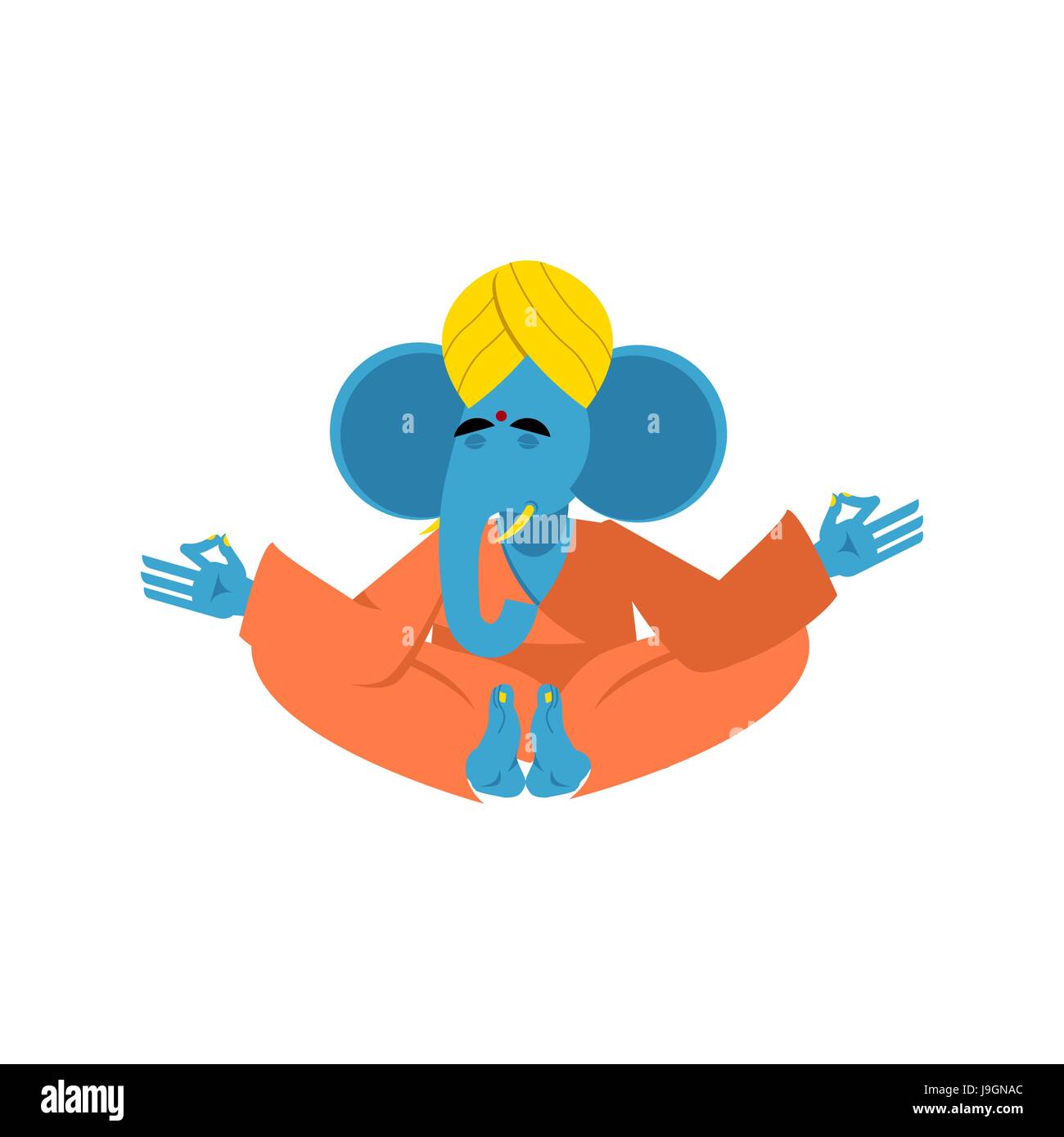 Elephant celebration ganesh chaturthi devotion Stock Vector Images - Alamy