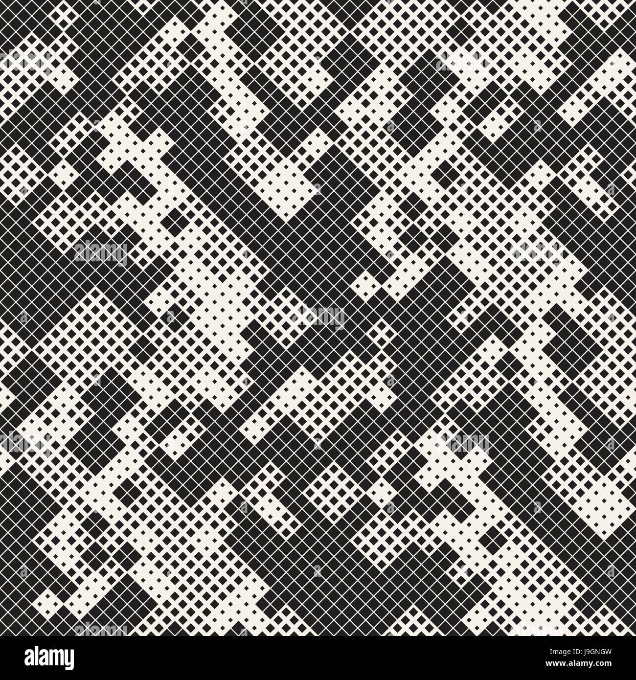 Modern Stylish Halftone Texture. Endless Abstract Background With ...
