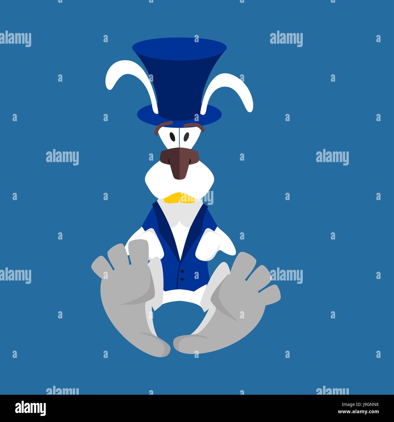 White rabbit alice in Stock Vector Images - Alamy