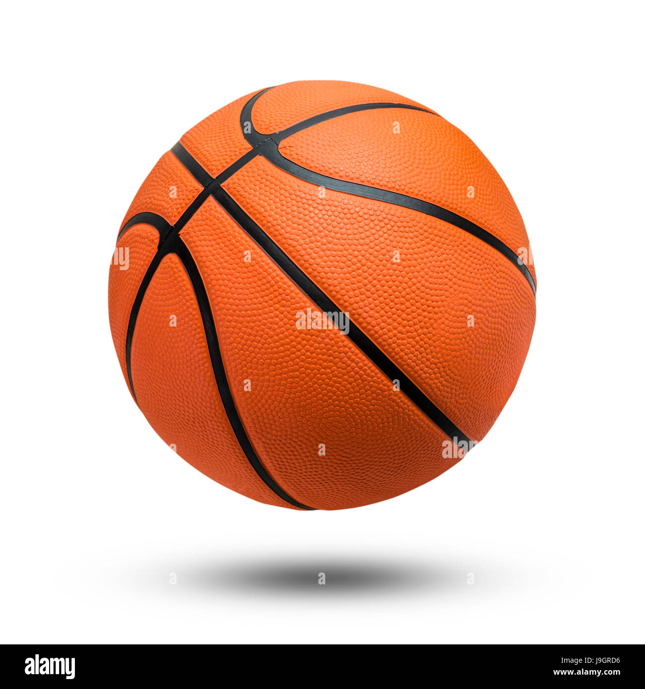 Basketball ball over white background. Basketball isolated. orange