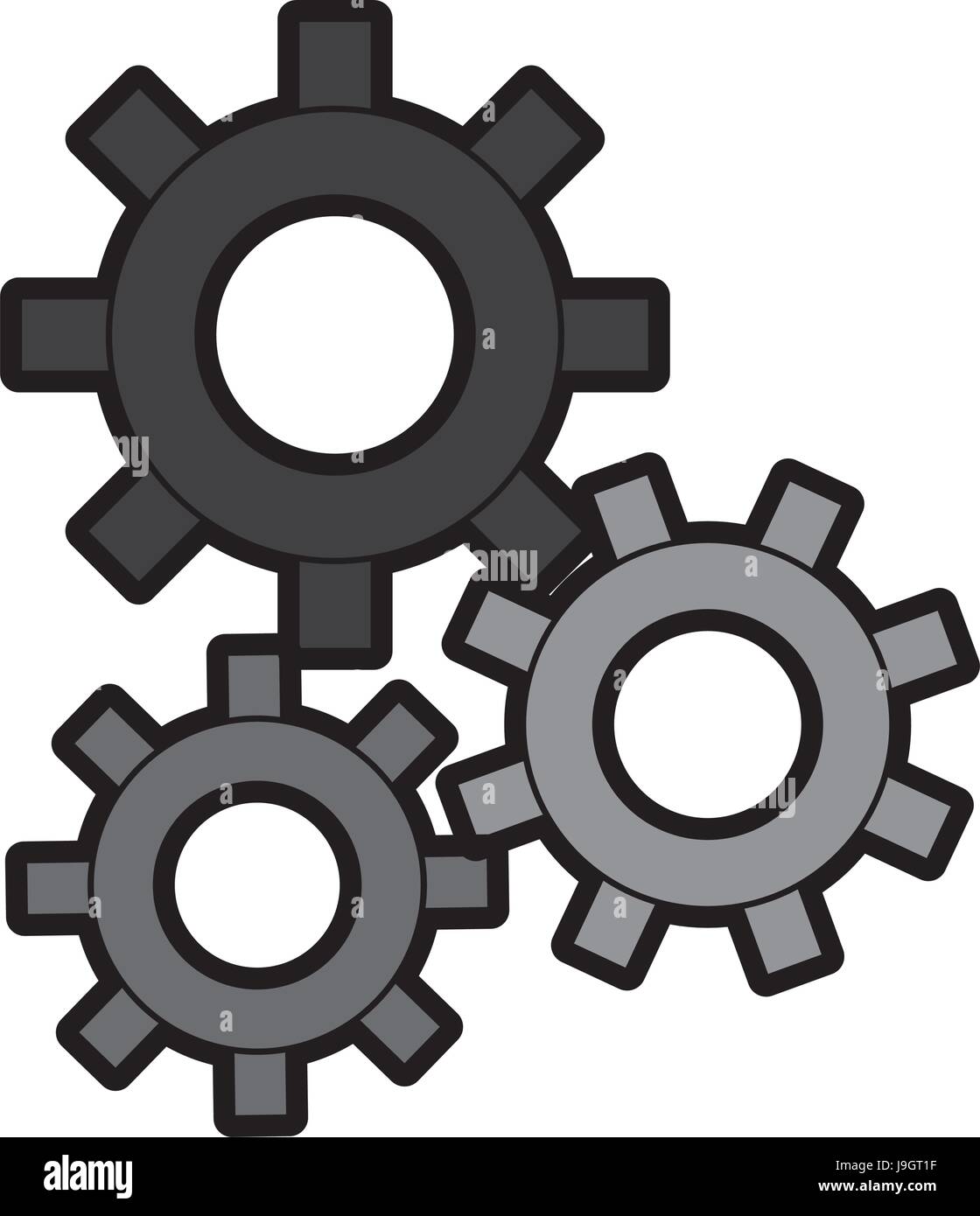 Cartoon gear construction engine work hires stock photography and