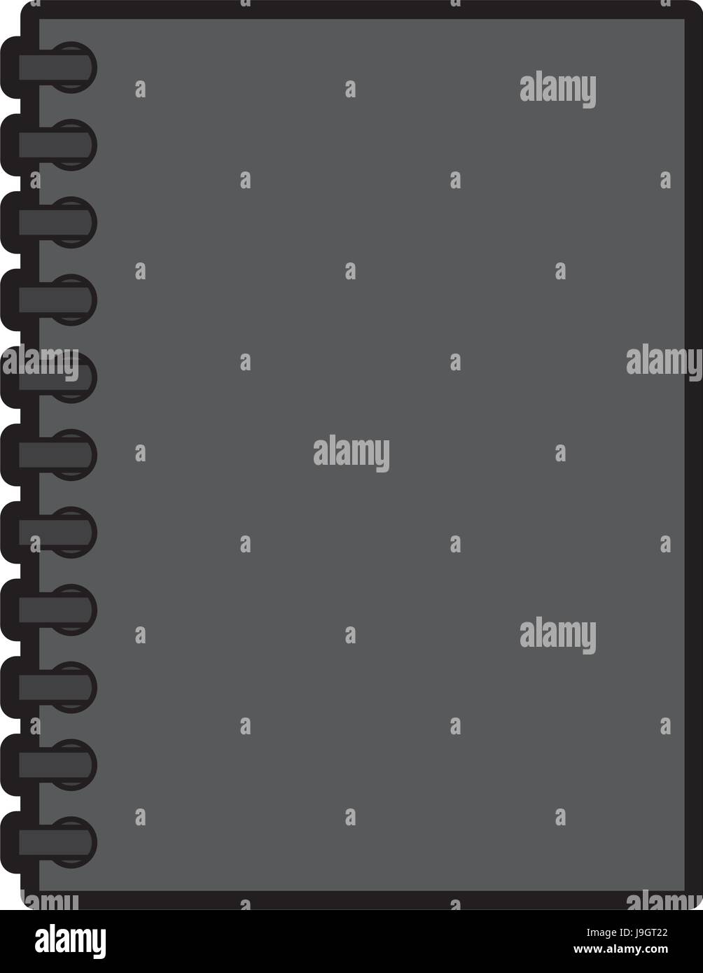 Grey Notebook Vector grey notebook cartoon Stock Vector Image & Art - Alamy