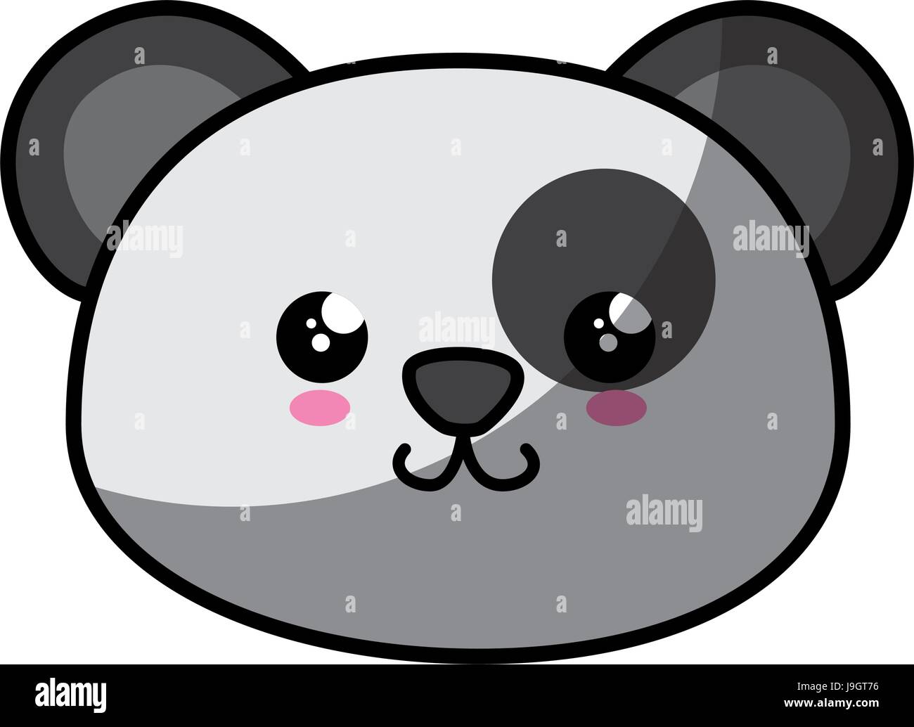 panda bear kawaii cute animal icon Stock Vector Image & Art - Alamy