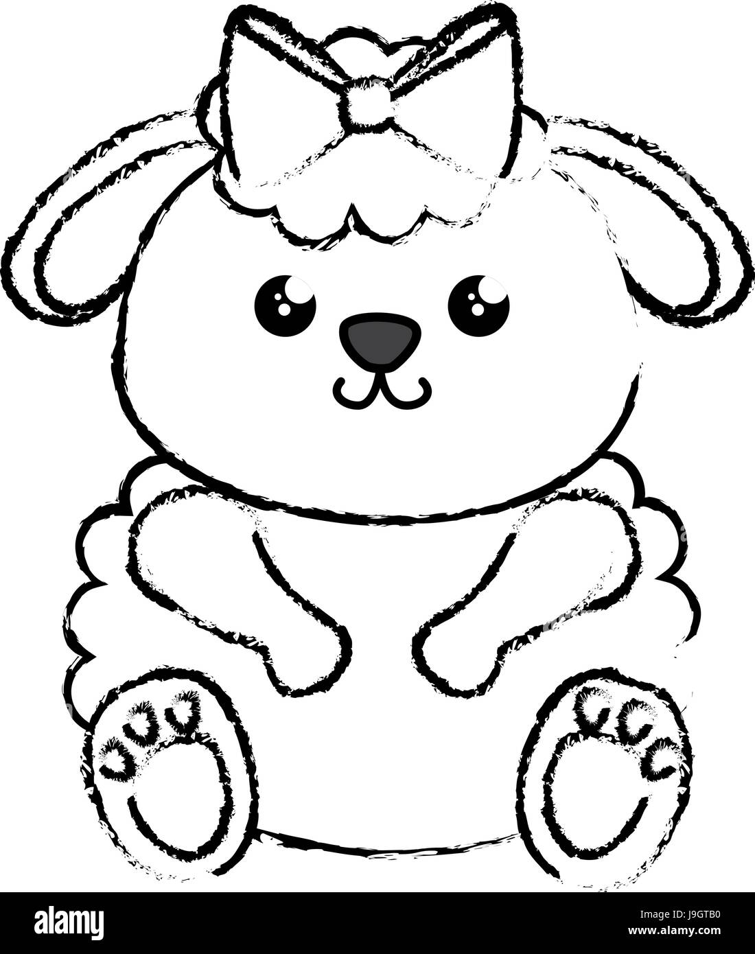 kawaii animal icon Stock Vector Image &amp; Art - Alamy