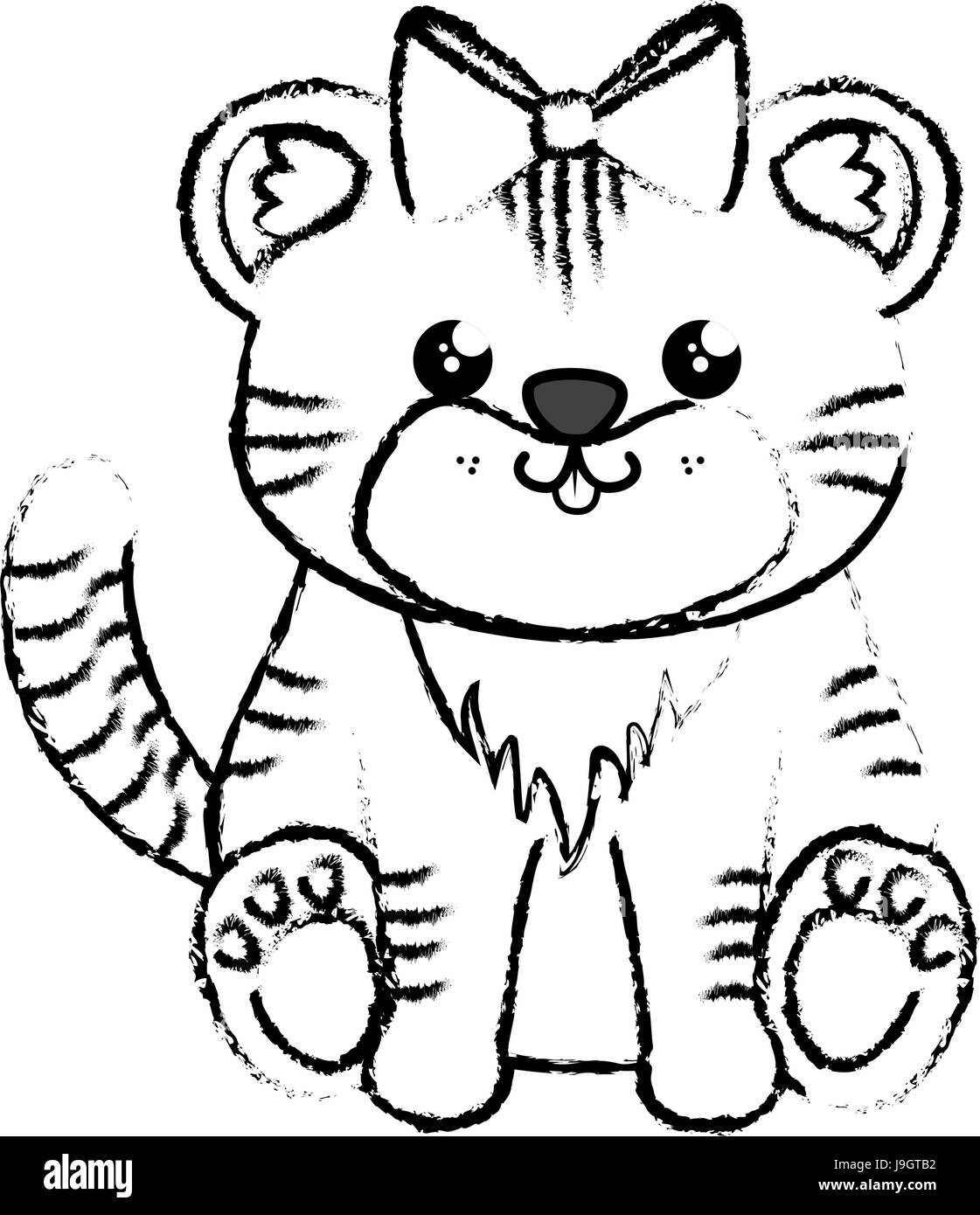 kawaii animal icon Stock Vector Image &amp; Art - Alamy