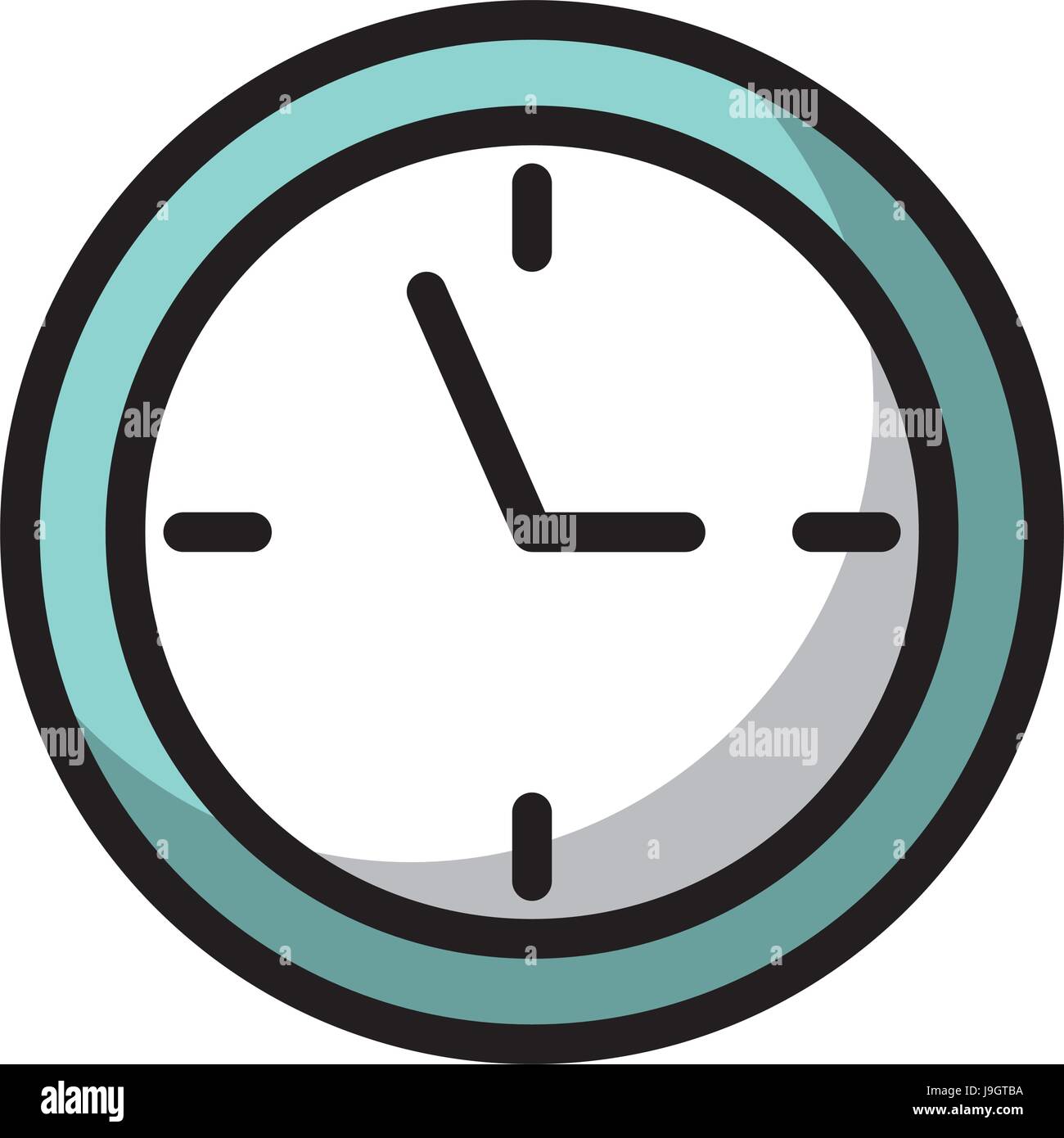 shadow clock cartoon Stock Vector Image & Art Alamy