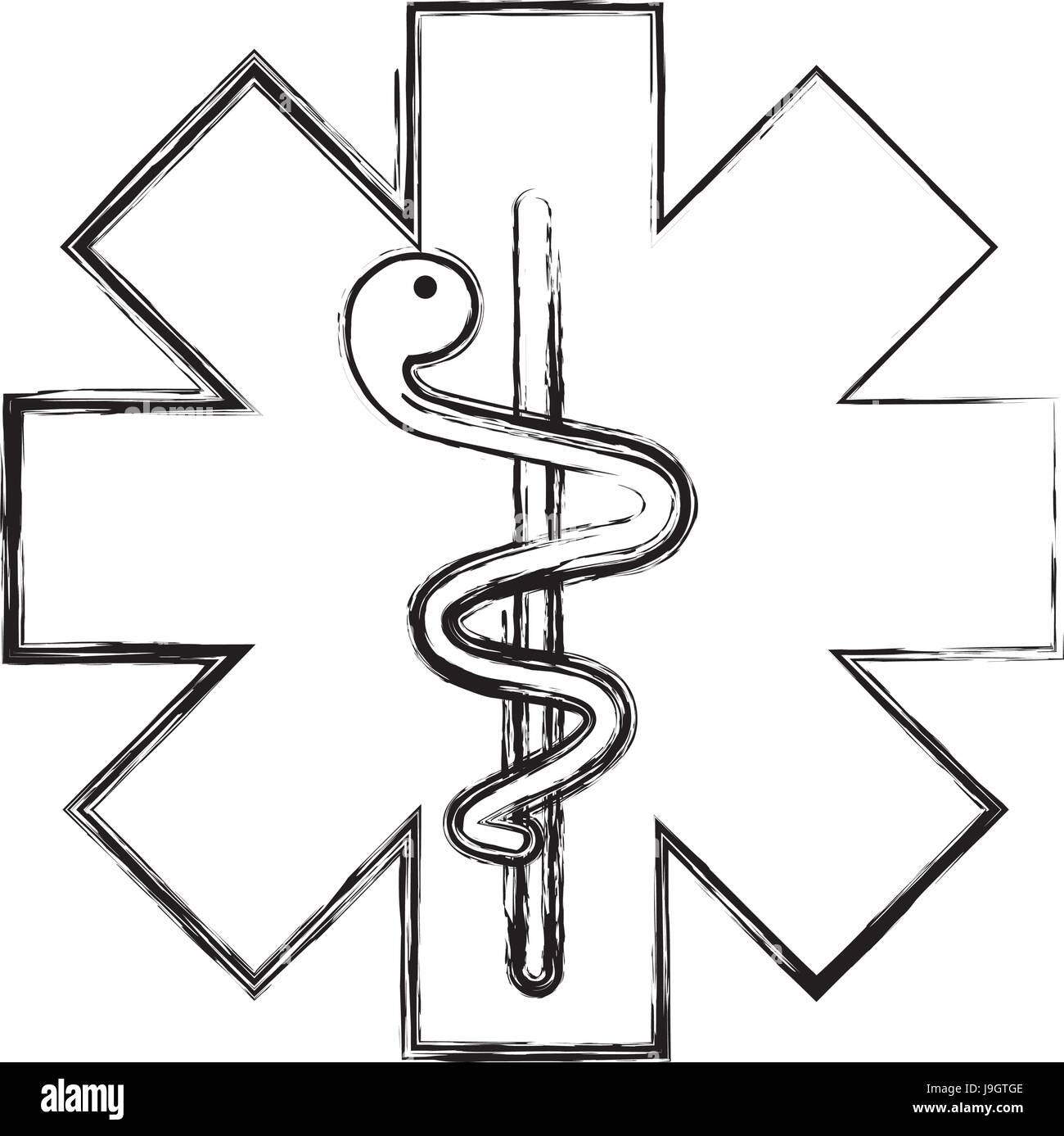 Medic Shield caduceus medical shield Stock Vector Image & Art - Alamy
