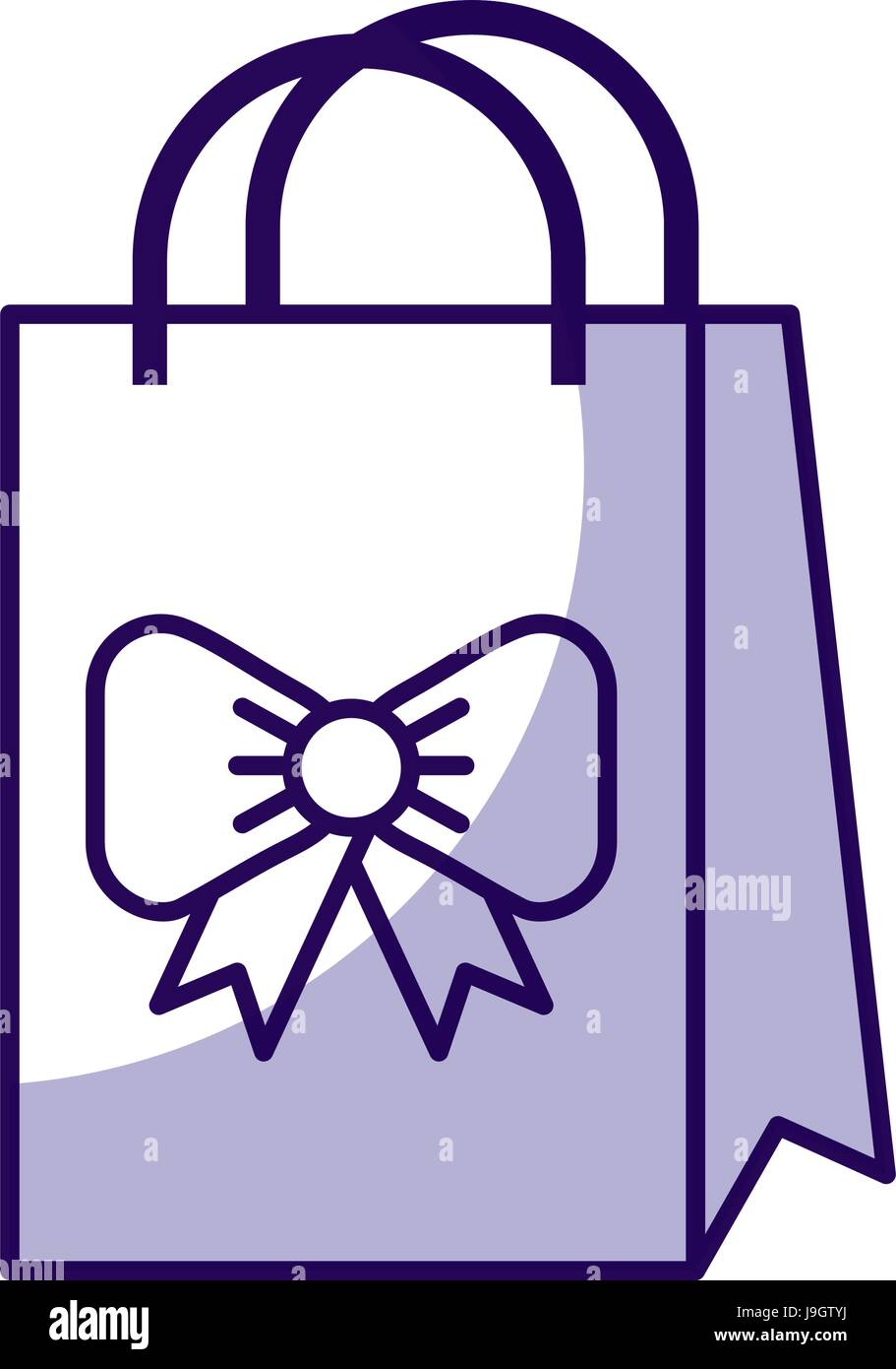 shadow cute gift bag cartoon Stock Vector Image & Art Alamy