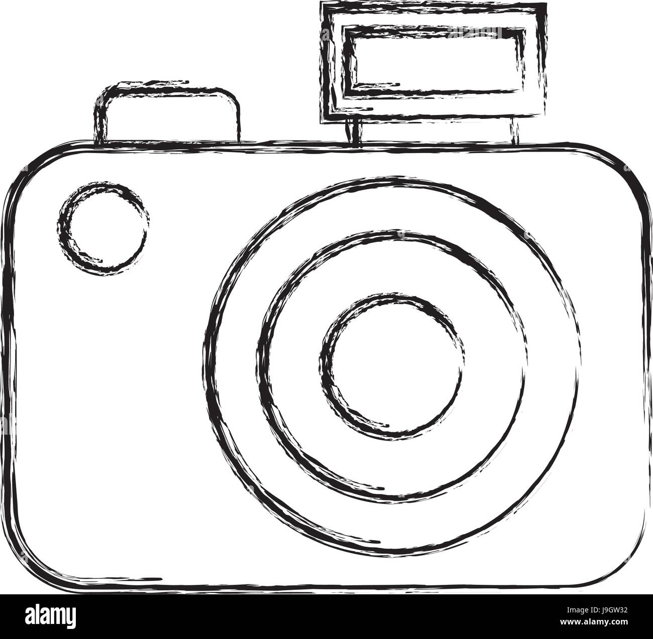 sketch draw camera cartoon Stock Vector Image & Art - Alamy