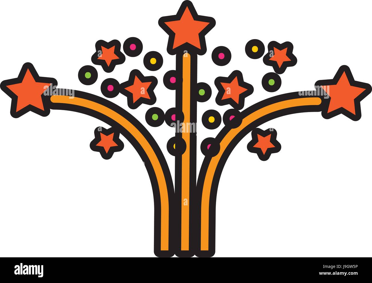 cute confetti shot cartoon Stock Vector Image & Art Alamy