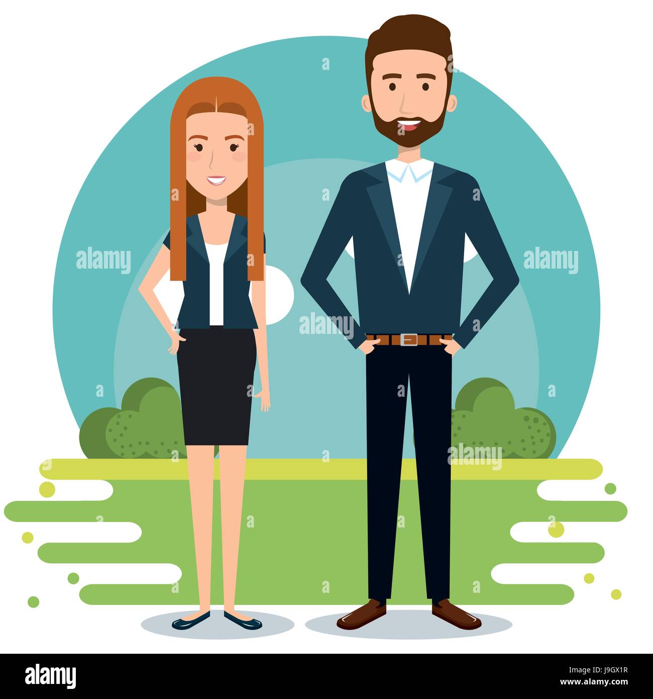 Standing couple design Stock Vector Image & Art - Alamy