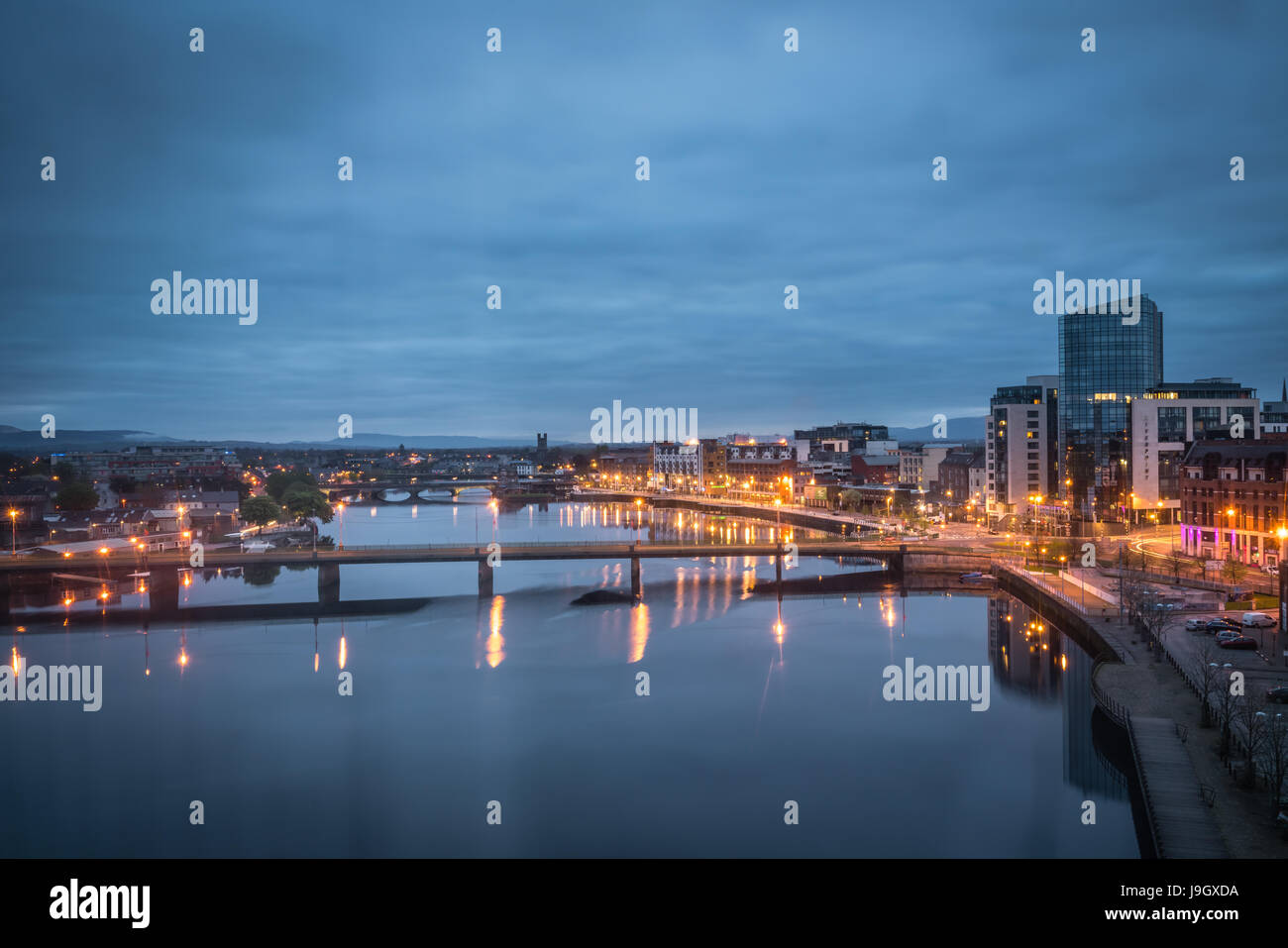 Limerick city aerial hires stock photography and images Alamy