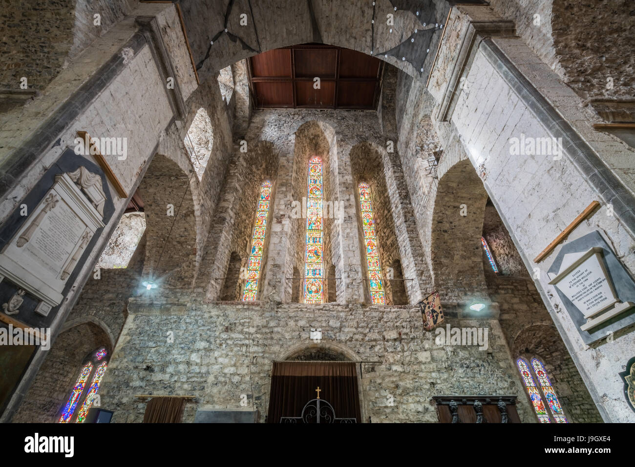 Limerick, Ireland April 2017 Interior of the Old St Mary Cathedral