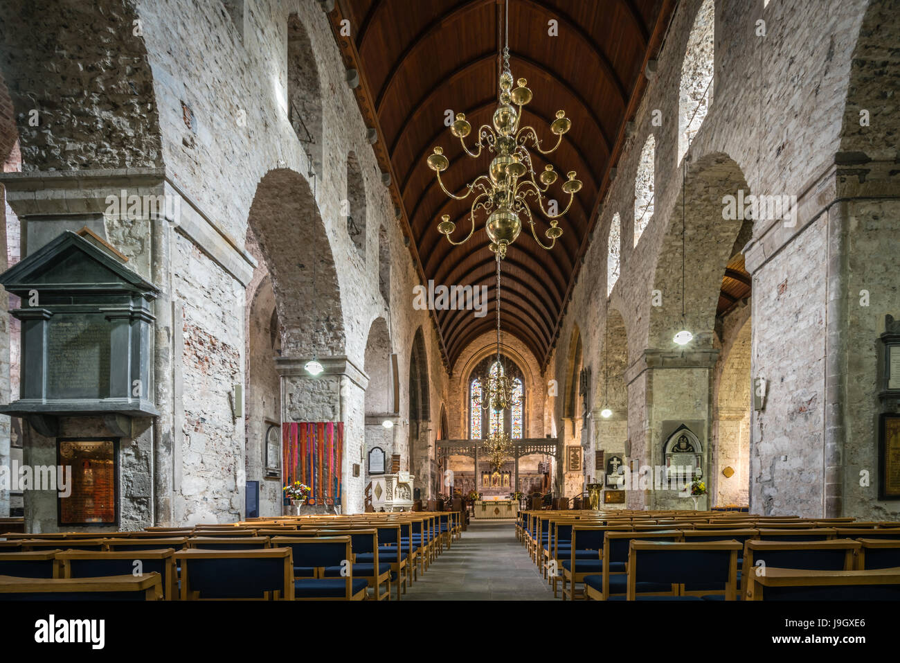 Limerick, Ireland April 2017 Interior of the Old St Mary Cathedral
