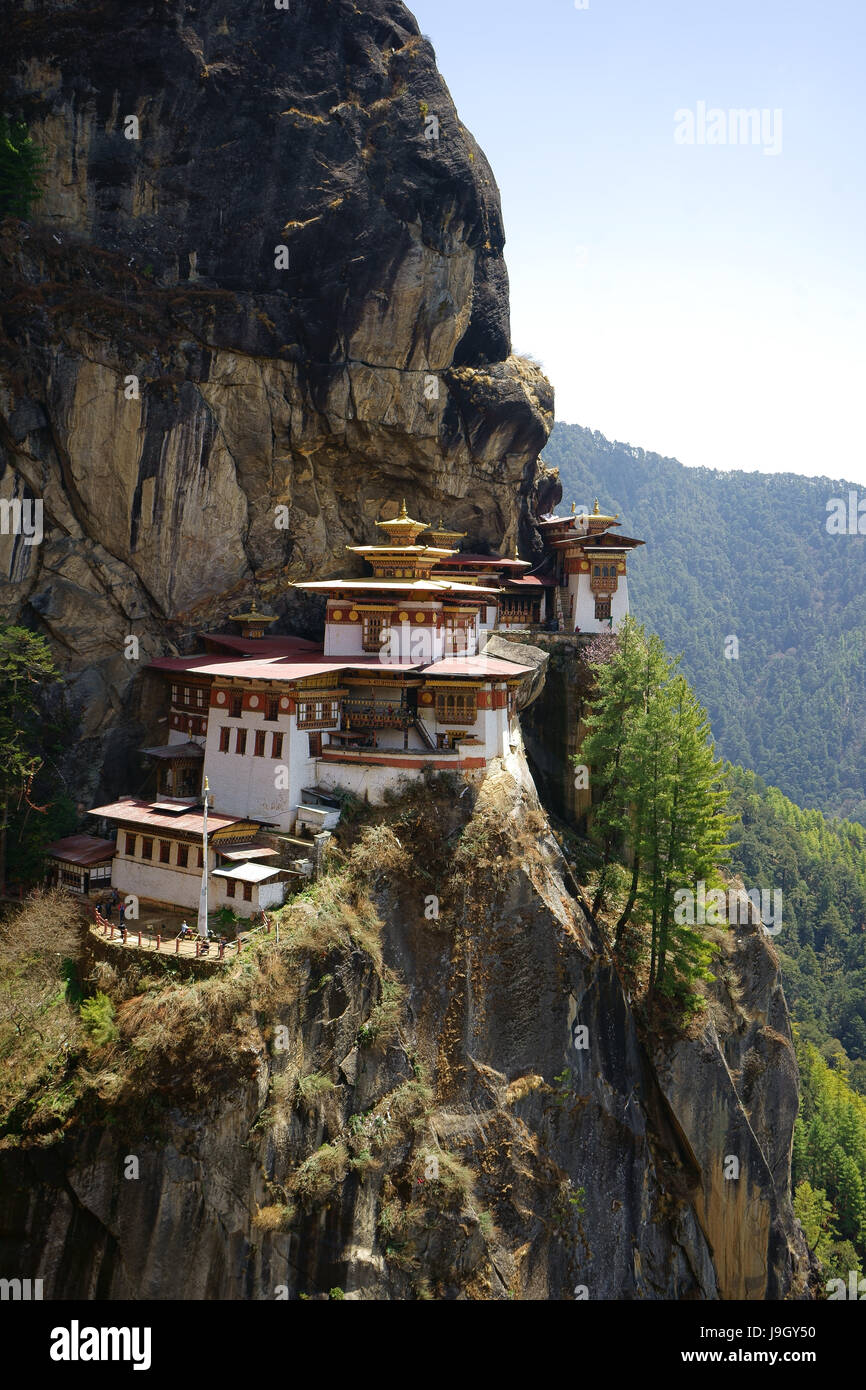 Tiger Nest monastery, Paro, Bhutan Stock Photo