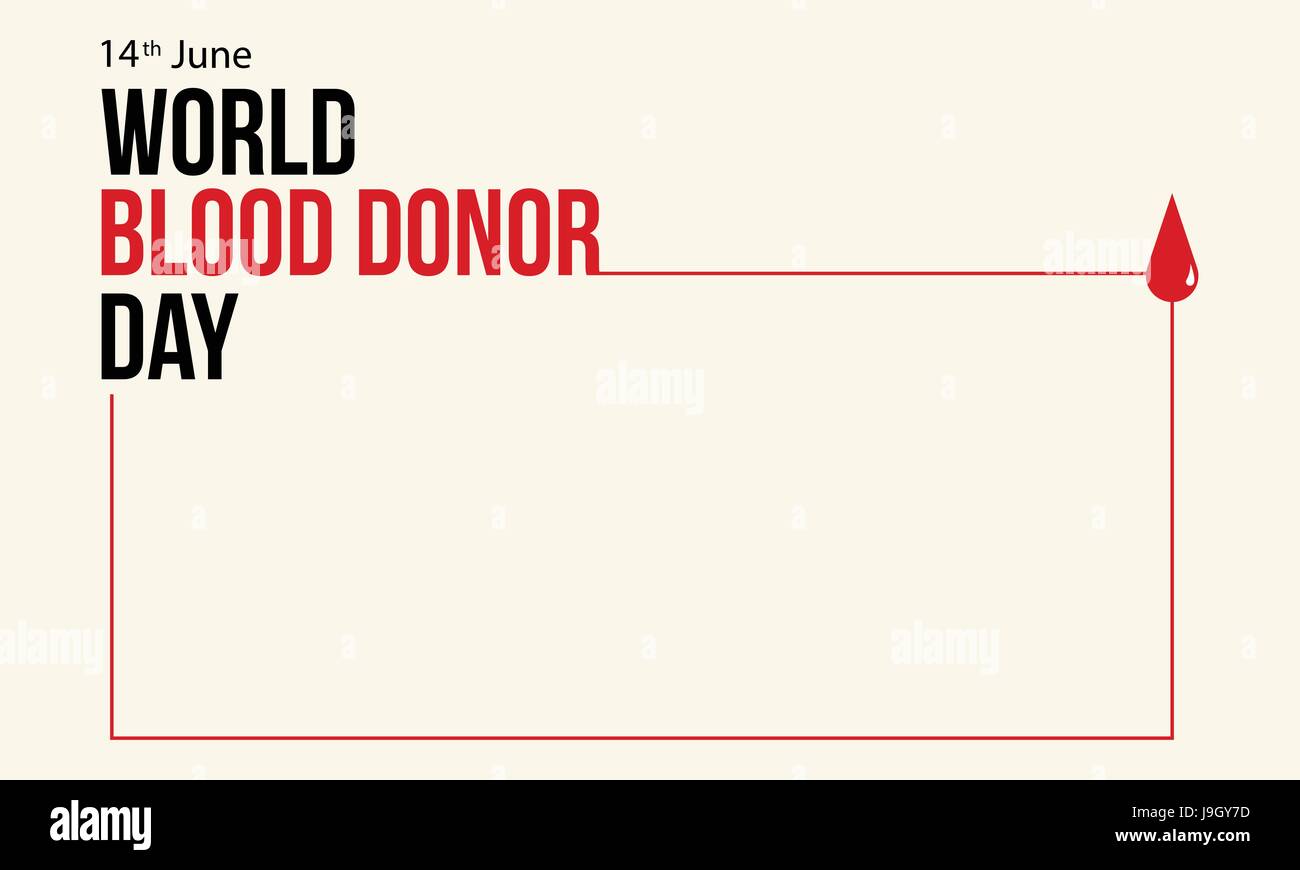 Background world blood donor day design illustration Stock Vector Image ...