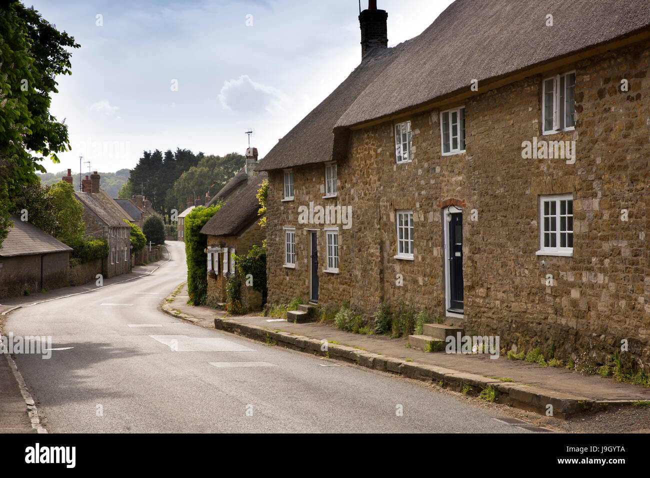 UK England, Dorset, Abbotsbury, West Street Stock Photo Alamy